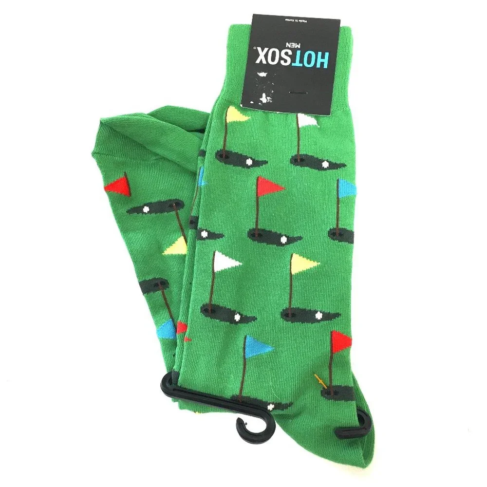 Hot Sox® Golf Club Inspired Socks Sz 10-13 NWT